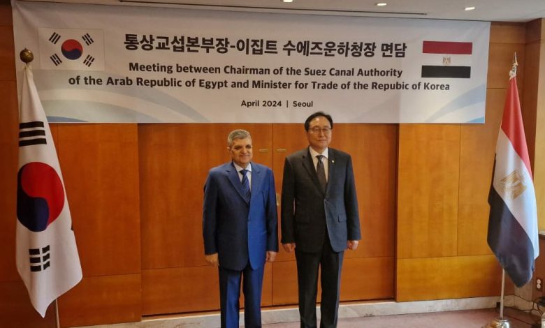 رئيس-قناة-السويس:-تعاون-مرتقب-مع-كوريا-الجنوبية-لبناء-وحدات-بحرية-معاونة-صديقة-للبيئة